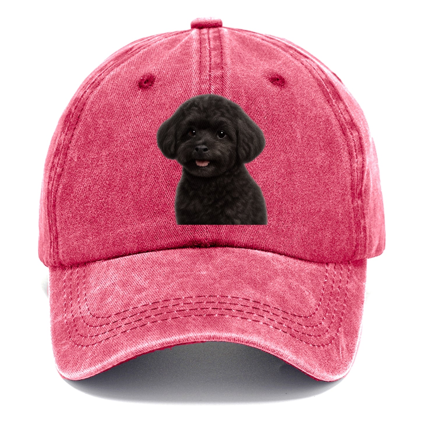 black maltipoo portrait design Hat