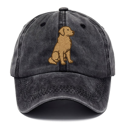 Golden Retriever Classic Golden Sitting Pose Hat