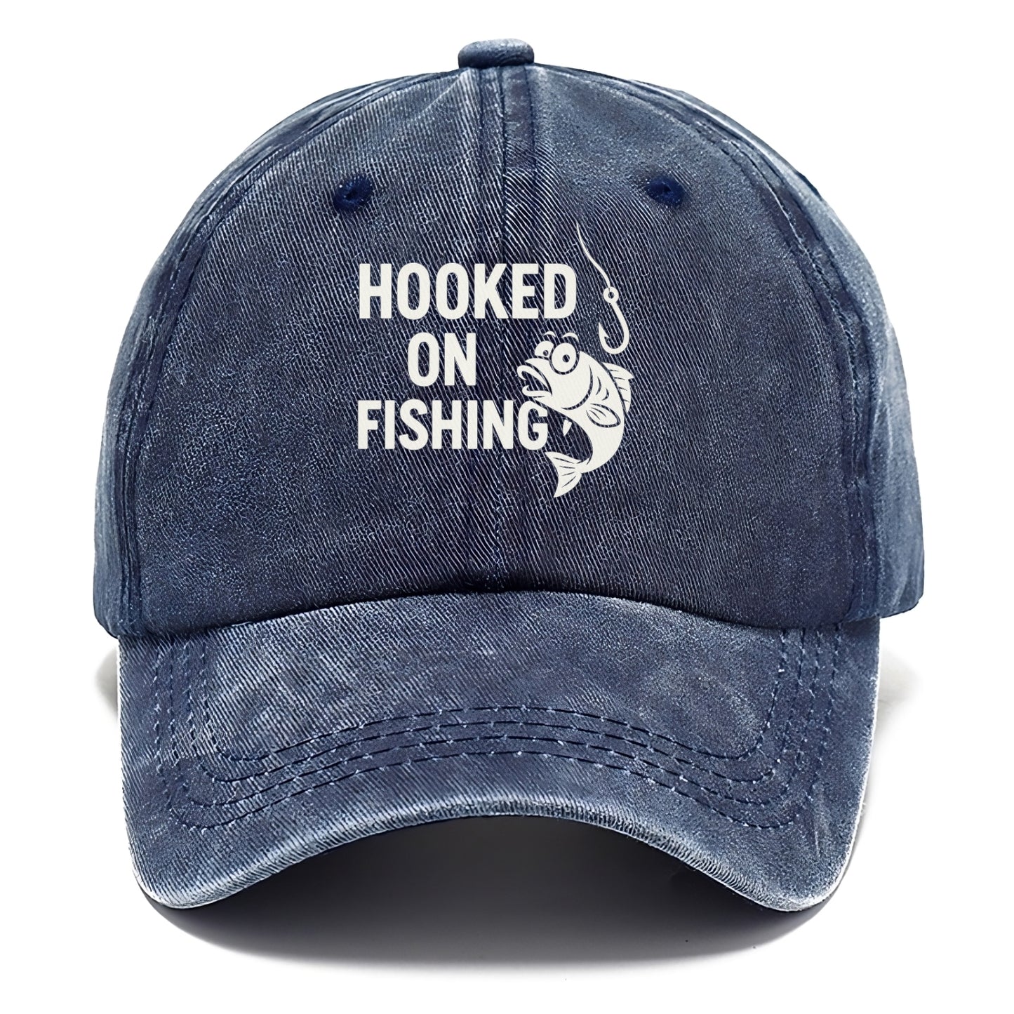 hooked on fishing Hat