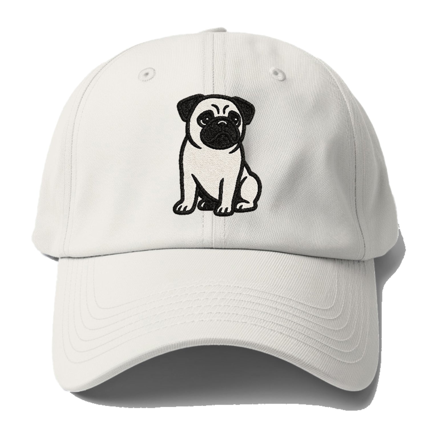 black-pug-charming-companion Hat