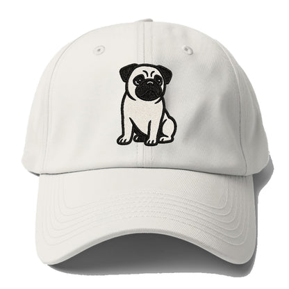 black-pug-charming-companion Hat