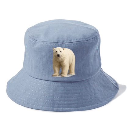 majestic polar bear front portrait Hat