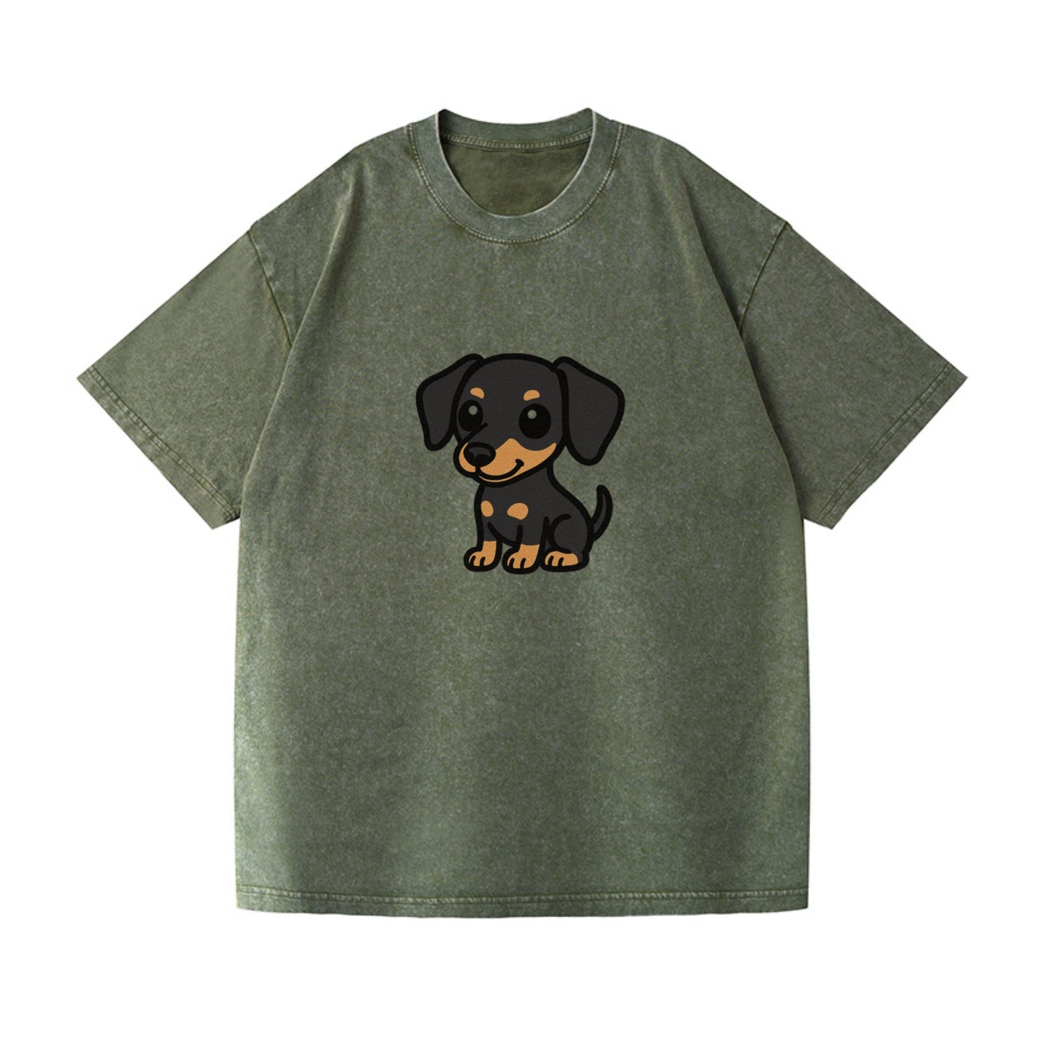 miniature pinscher black and tan sitting pose portrait design Hat