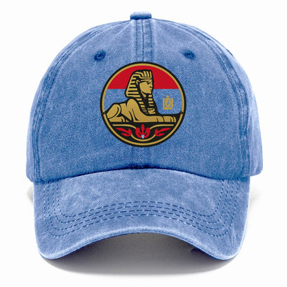 egyptian sphinx heritage logo Hat