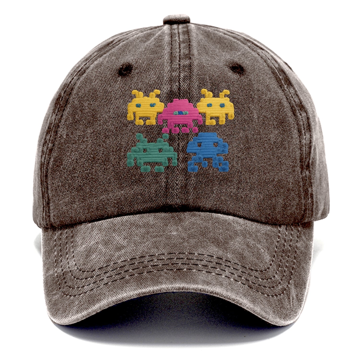 yarn pixel invasion collection Hat