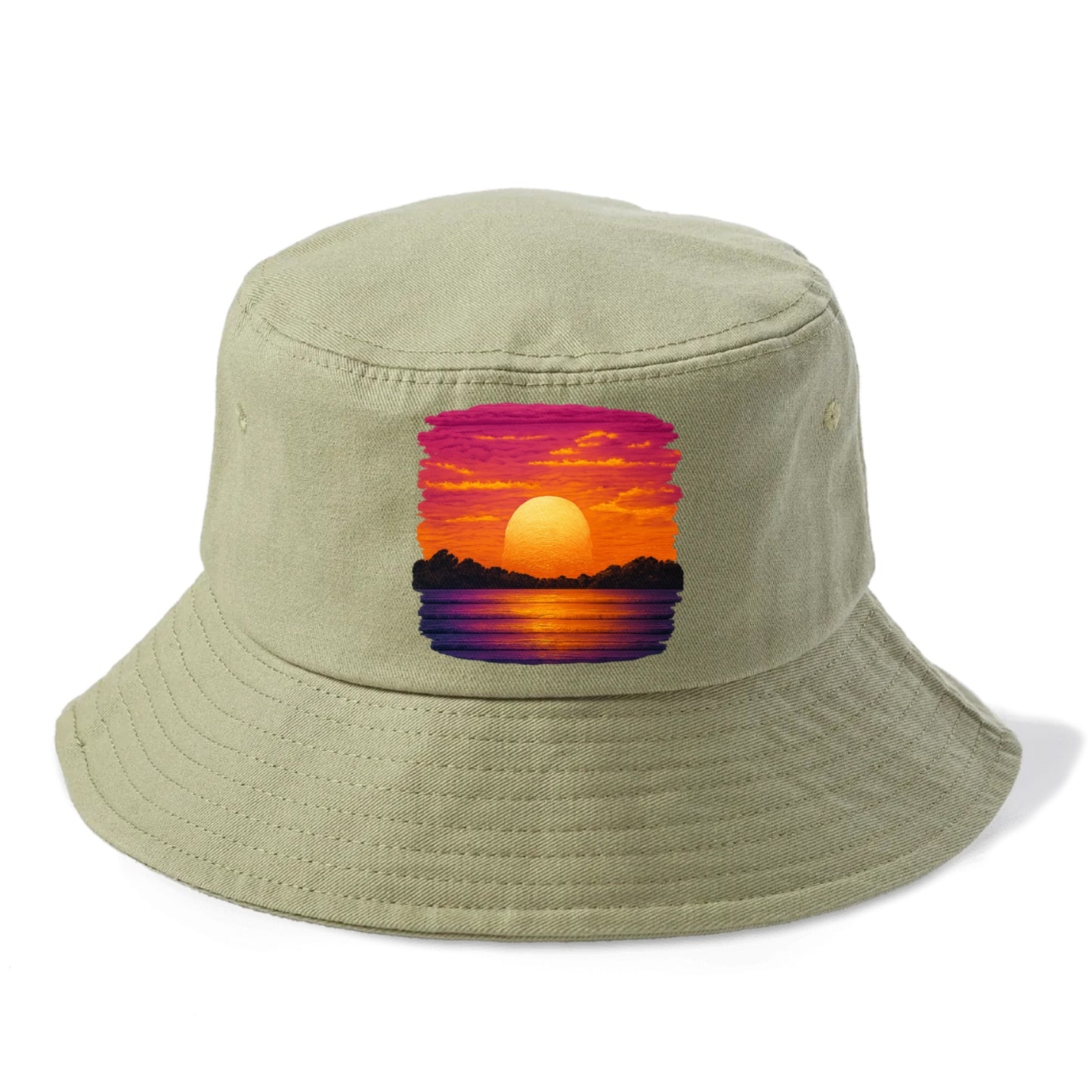 serene sunset hues Hat