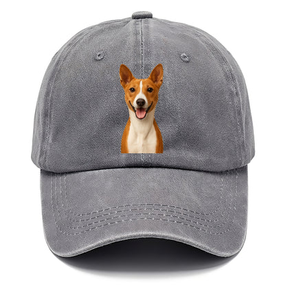 basenji portrait design Hat