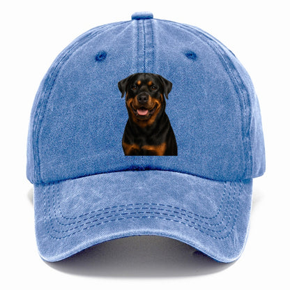 rottweiler powerful guardian Hat