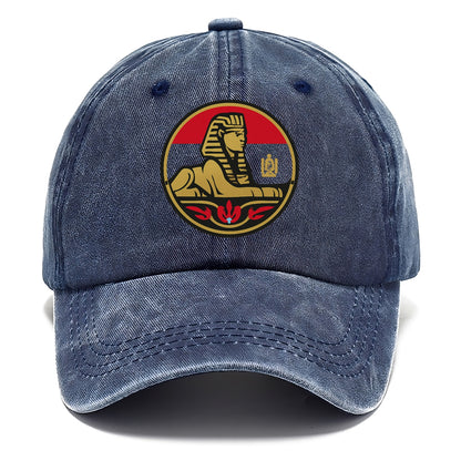 egyptian sphinx heritage logo Hat