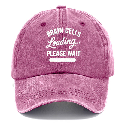 brain cells loading humorous design Hat