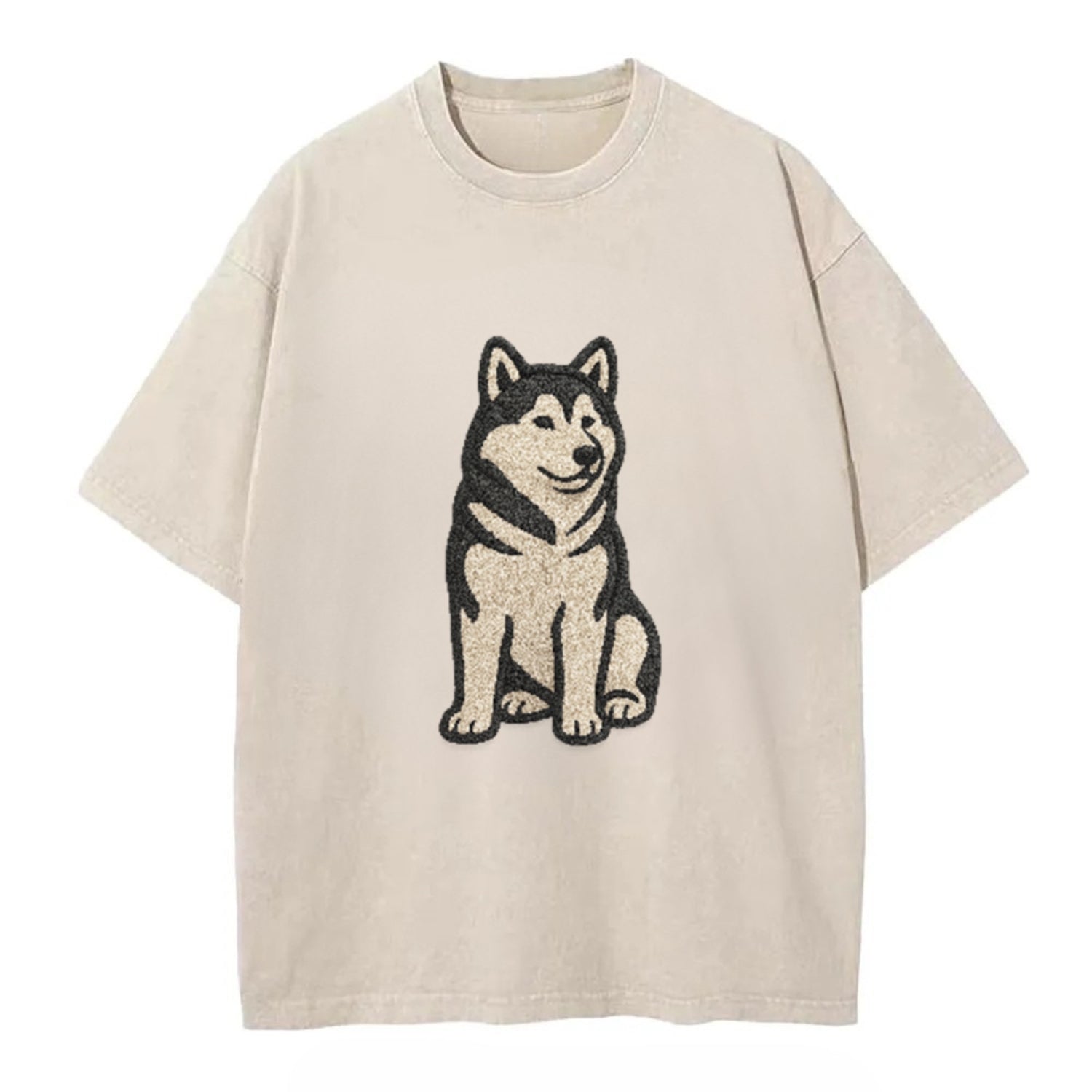 Alaskan Malamute Gray And White Pose Hat