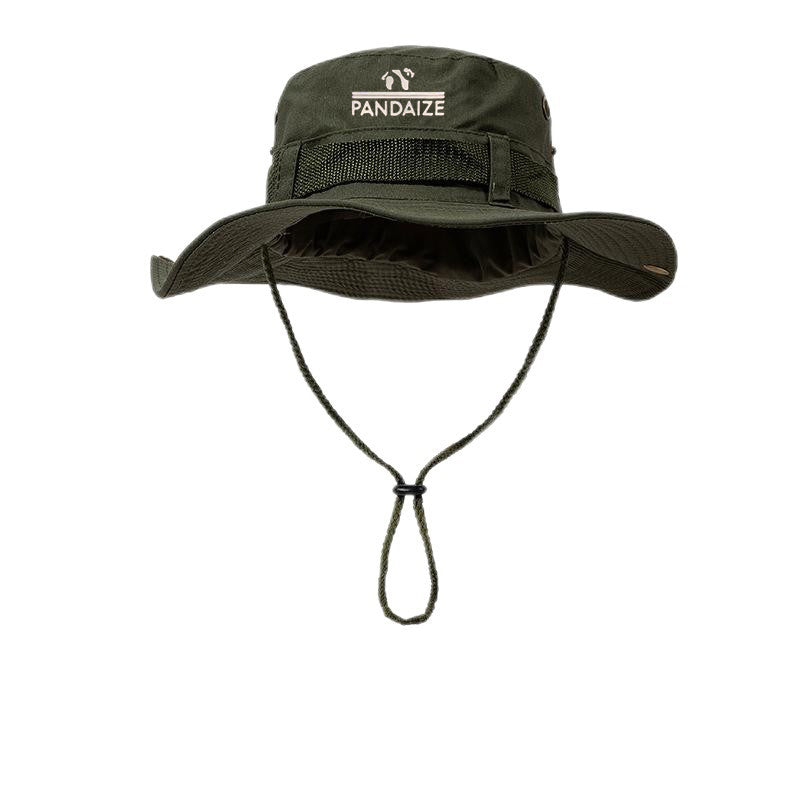 Pandaize Western Cowboy Hat – Adjustable Wide Brim Fishing Hat for Summer Sun Protection, Outdoor Adventures, and Hiking