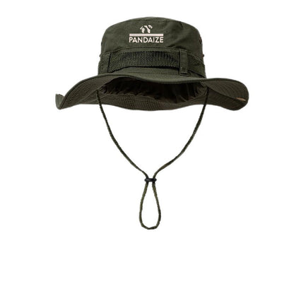 Pandaize Western Cowboy Hat – Adjustable Wide Brim Fishing Hat for Summer Sun Protection, Outdoor Adventures, and Hiking