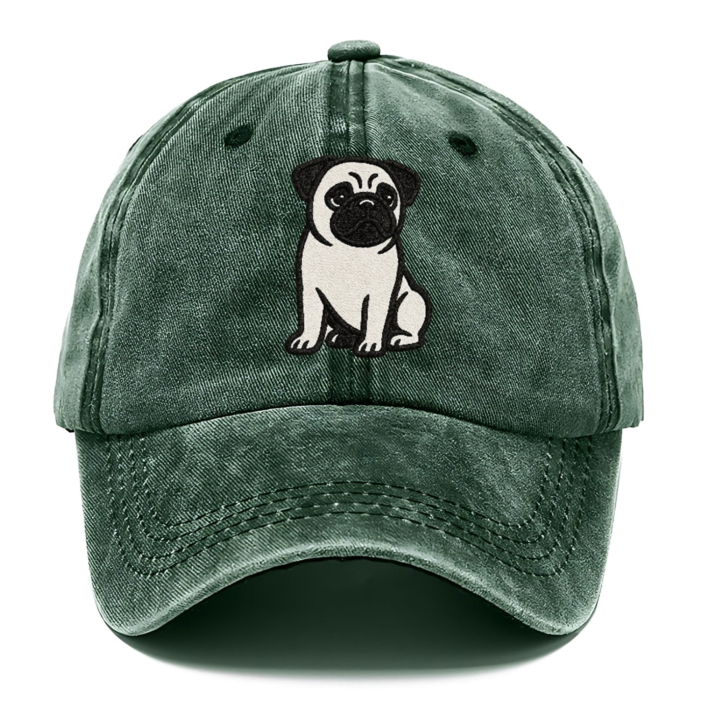 black-pug-charming-companion Hat