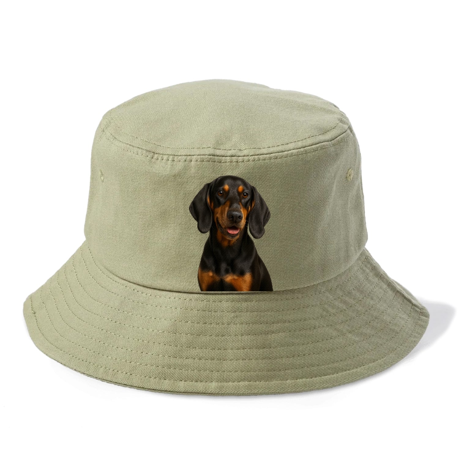 black tan coonhound portrait design Hat