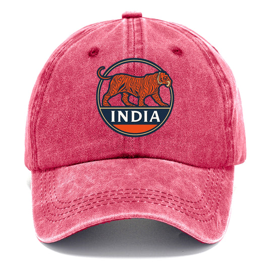 indian tiger heritage logo Hat