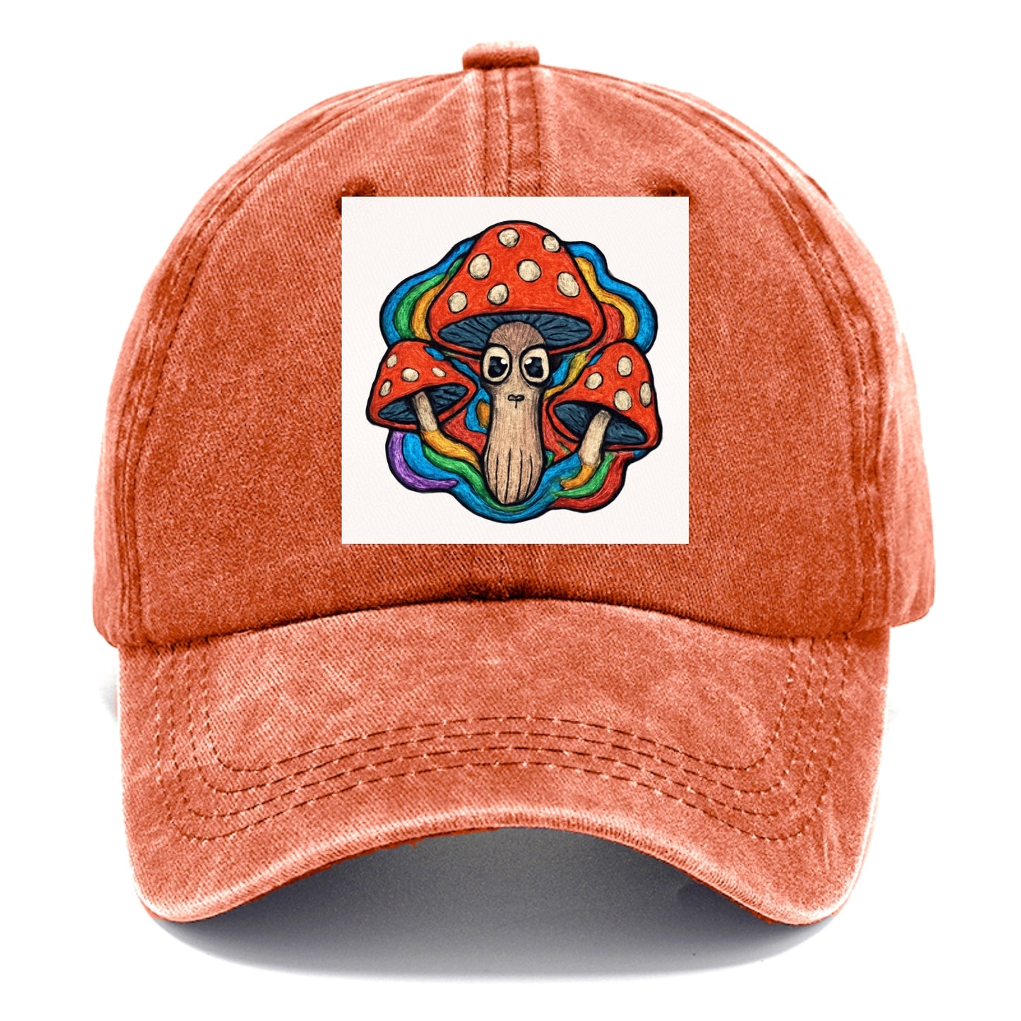 trippy mushrooms with psychedelic aura Hat