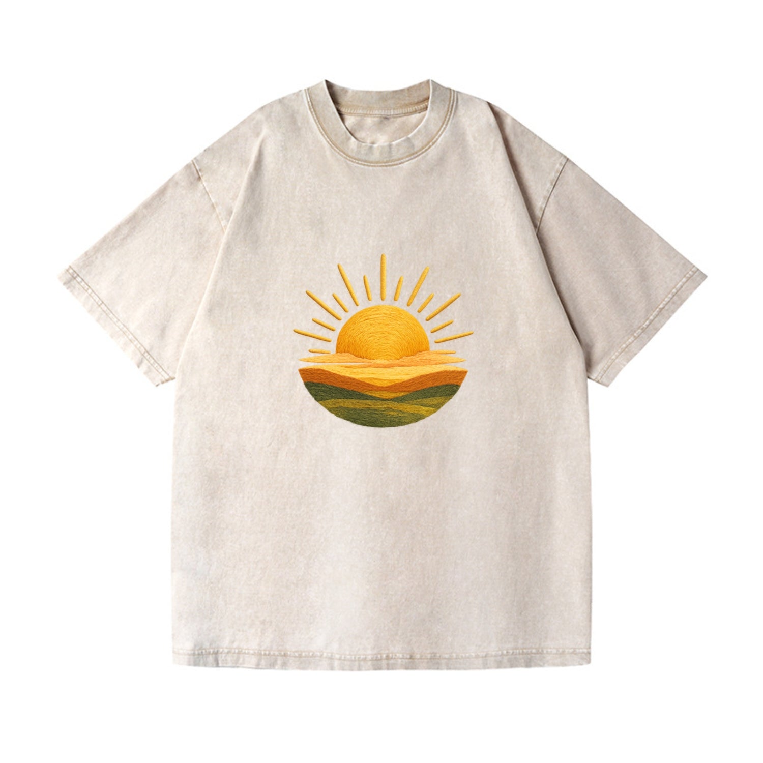 golden sunrise horizon Hat