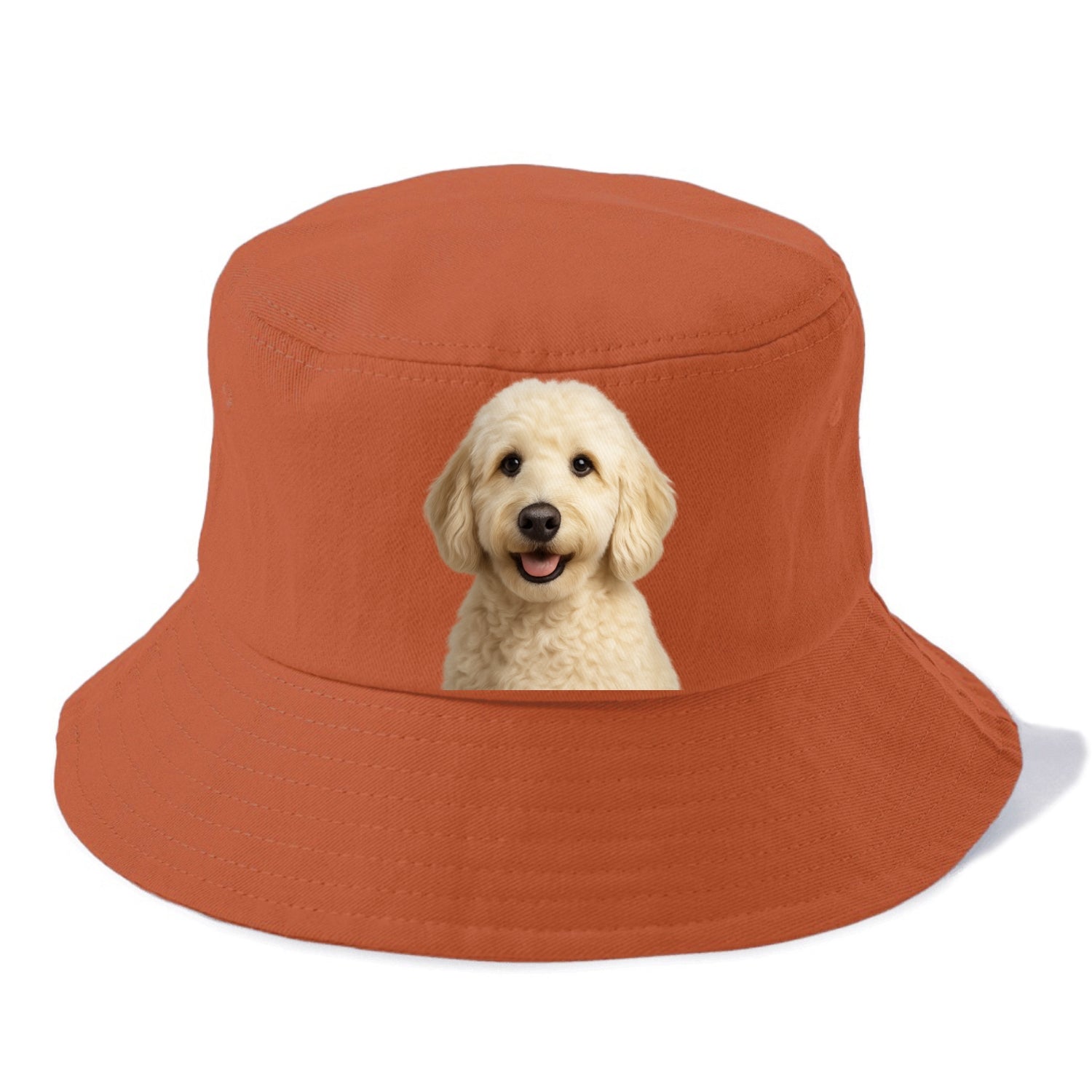 english cream doodle portrait design Hat