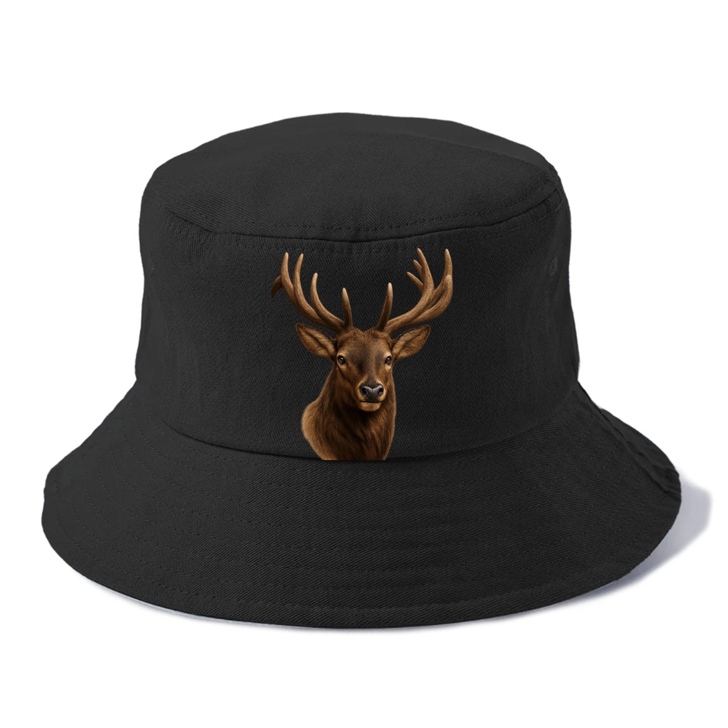 elk portrait design Hat