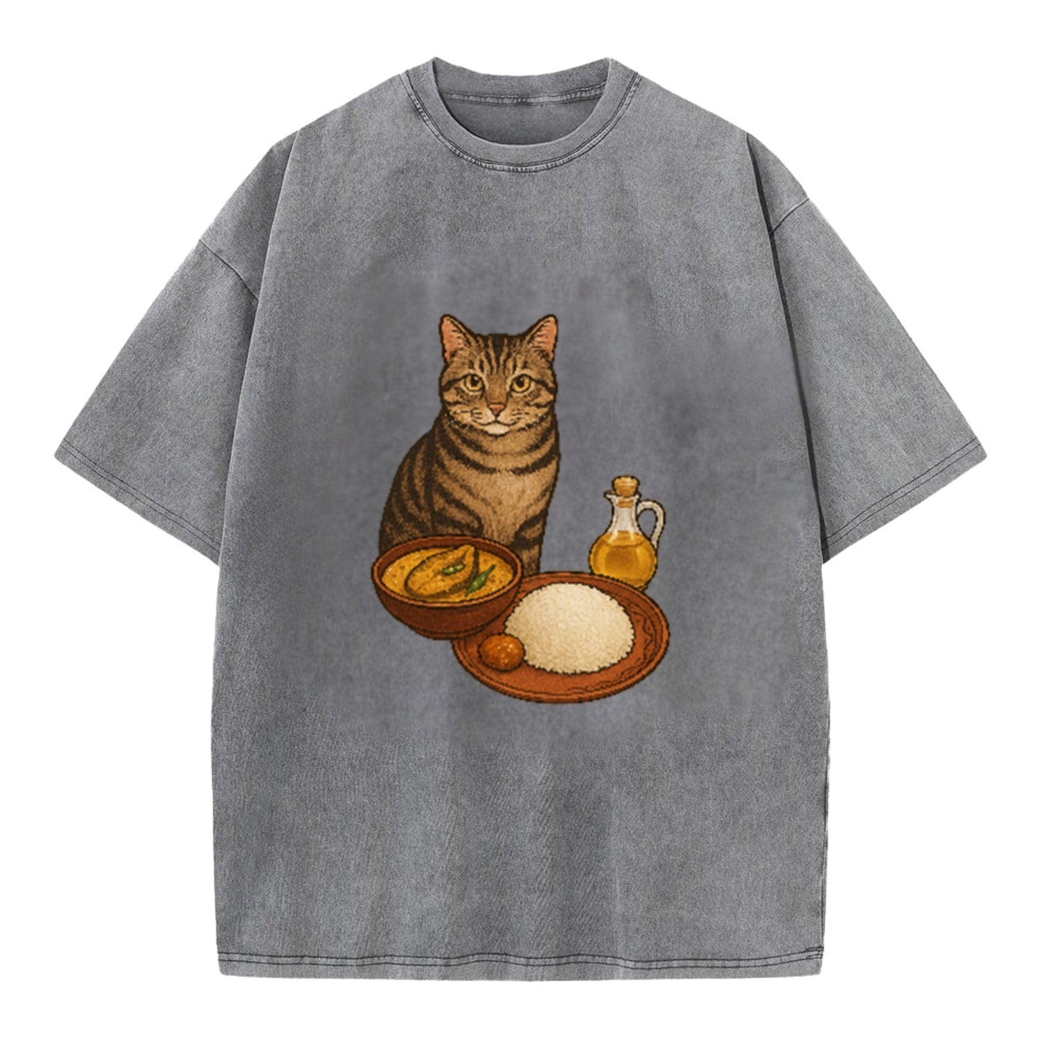 bengali-fish-curry-cat-charm Hat