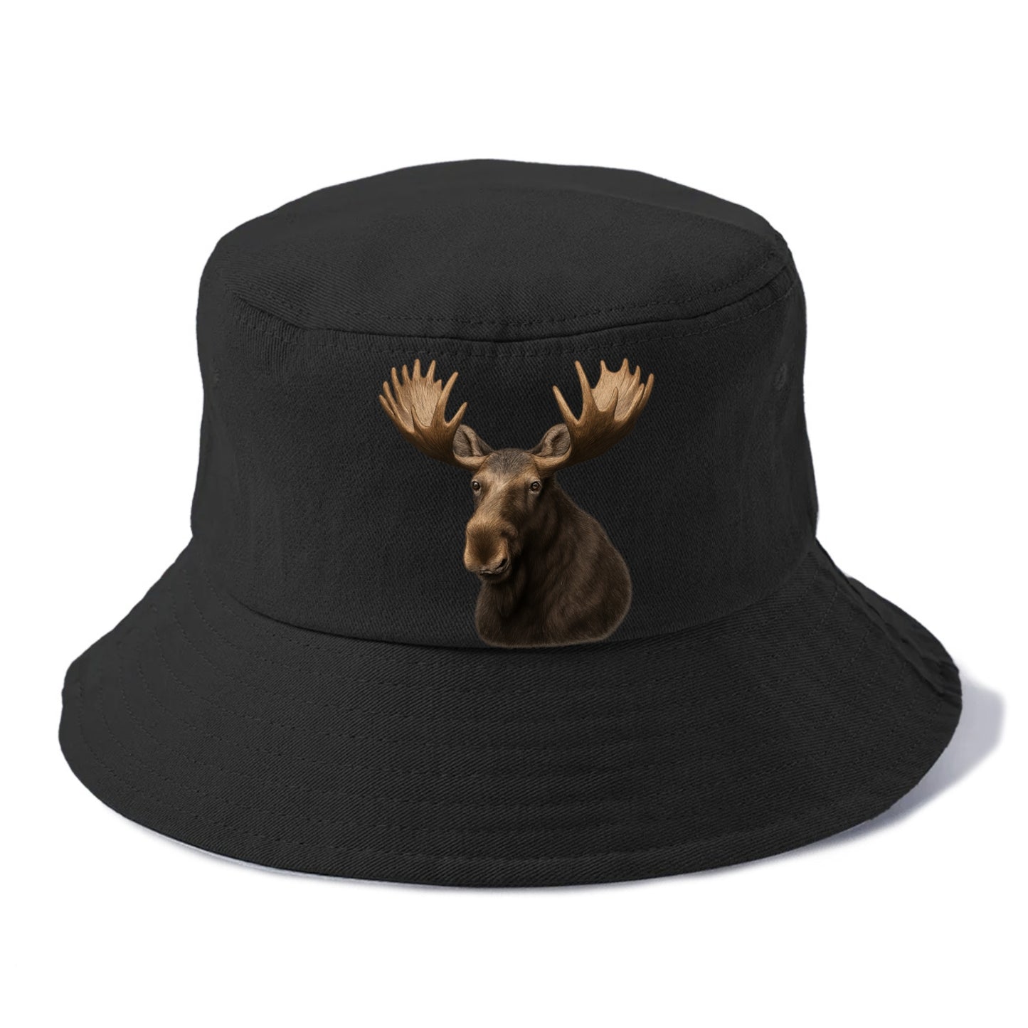 moose portrait design Hat