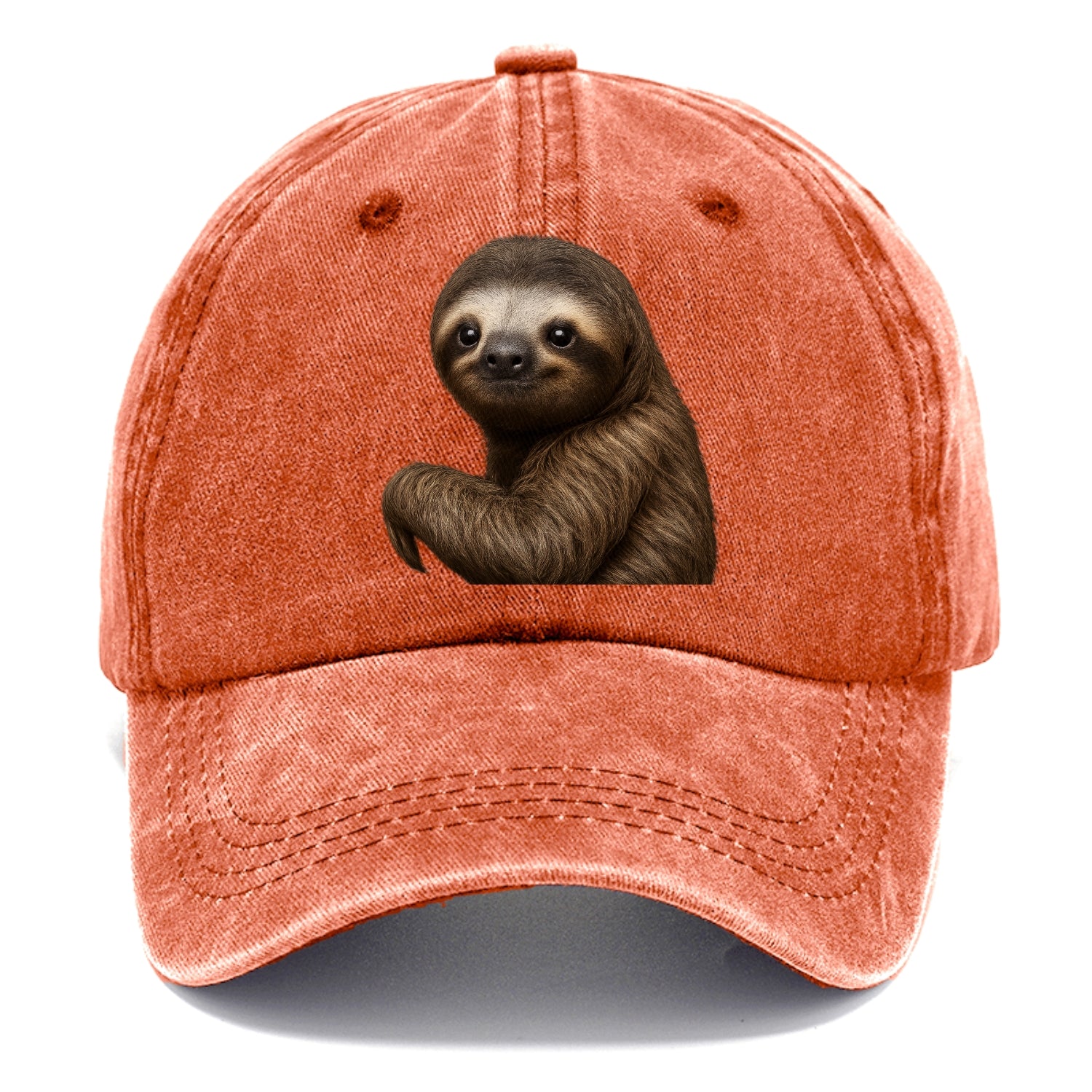 sloth portrait design Hat