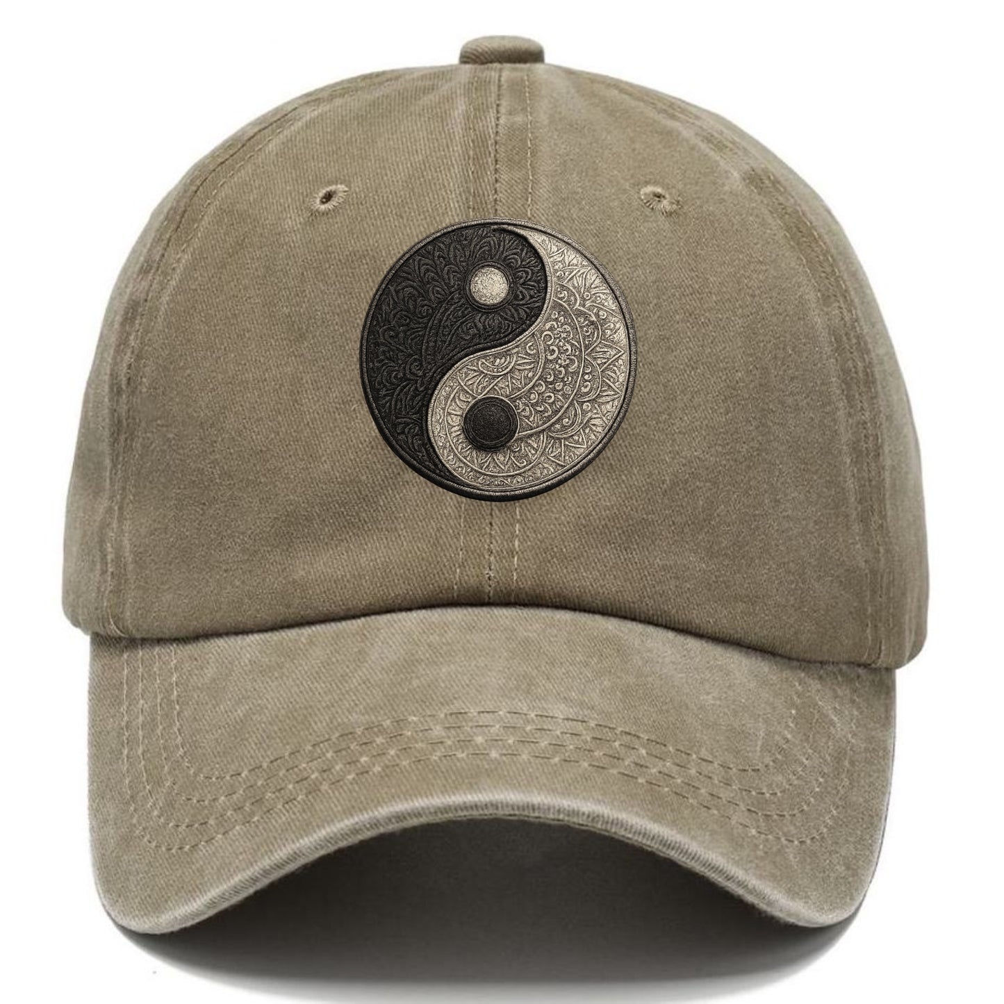 mandala yin yang pattern Hat