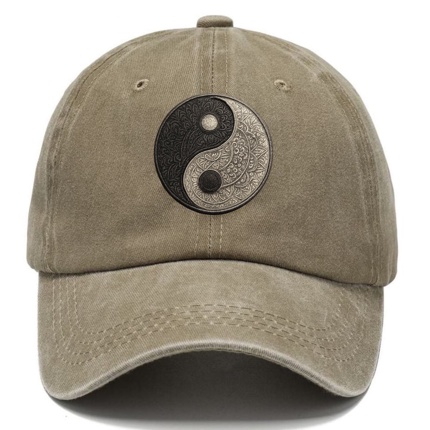 mandala yin yang pattern Hat