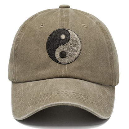 mandala yin yang pattern Hat