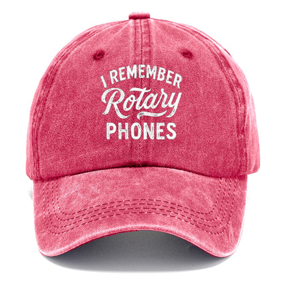 remembering rotary phones vintage nostalgia Hat