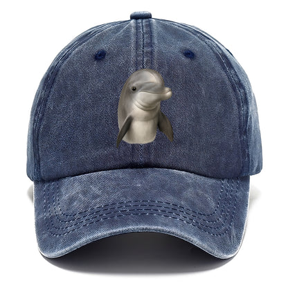 dolphin portrait design Hat