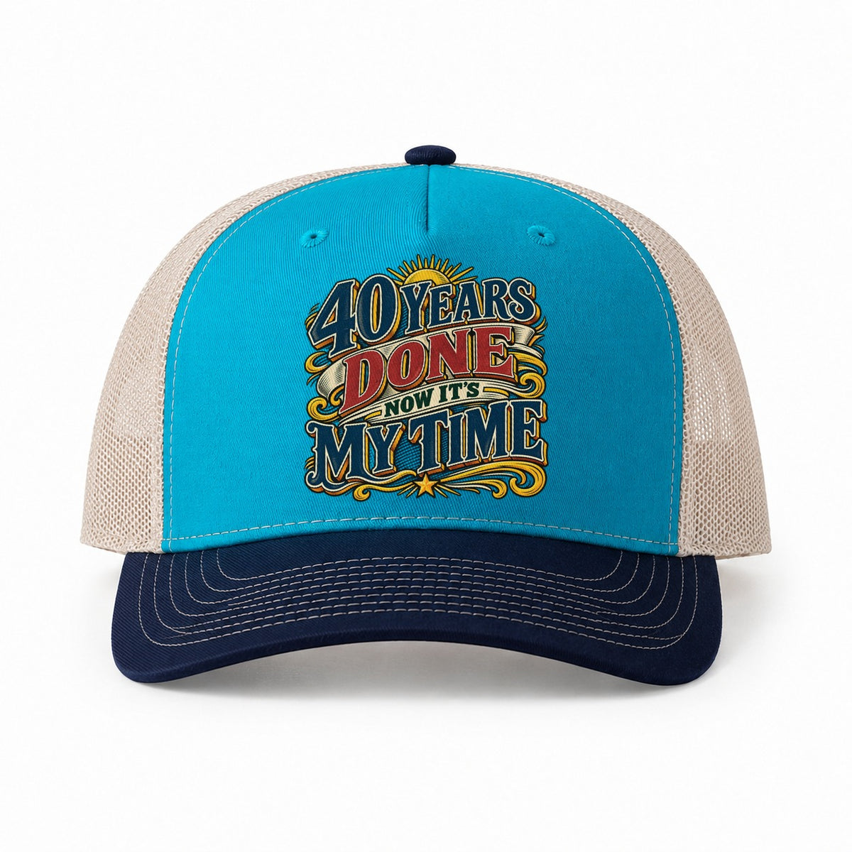 Teal-Navy — front view