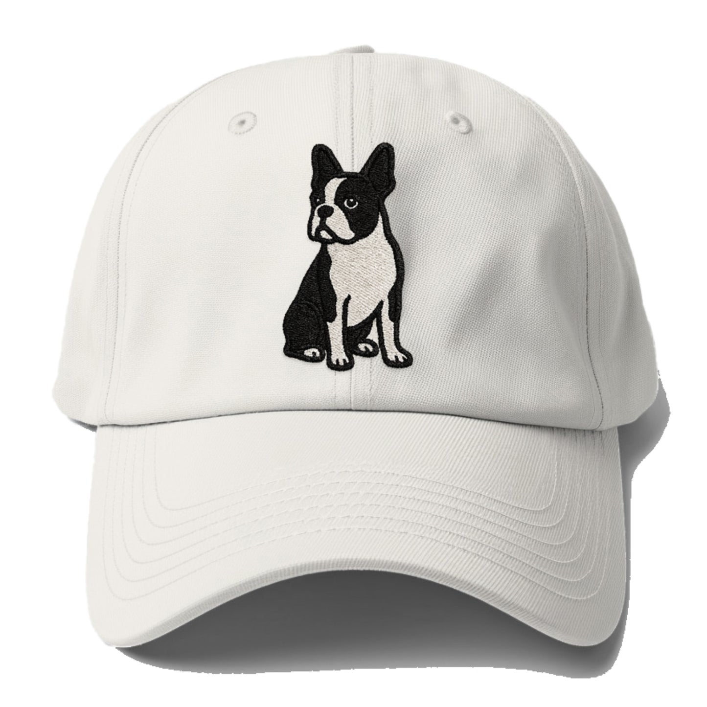 boston-terrier-black-white-tuxedo-charming-companion Hat