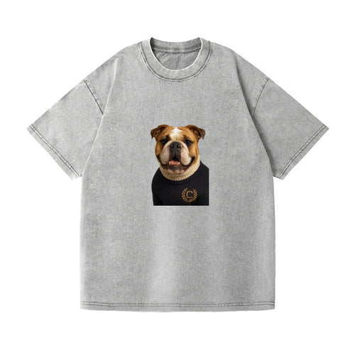 Animal Portrait With Emblem Vintage T-shirt