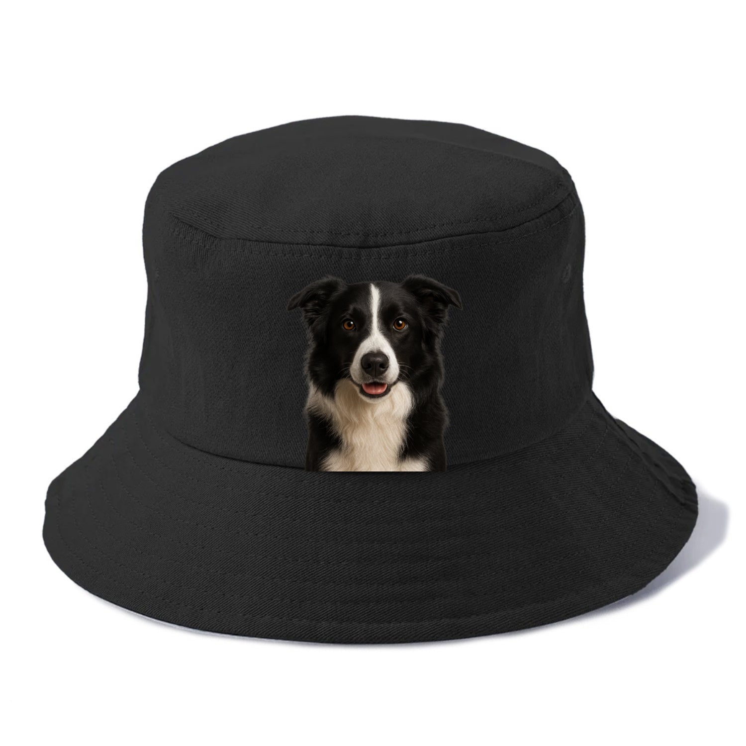 border collie intelligent companion Hat