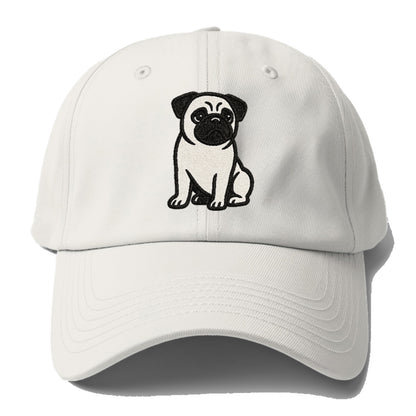 black-pug-charming-companion Hat
