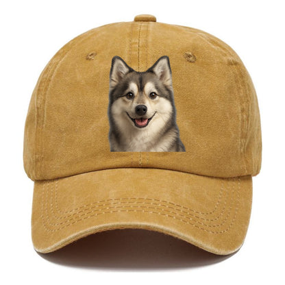 pomsky portrait design Hat