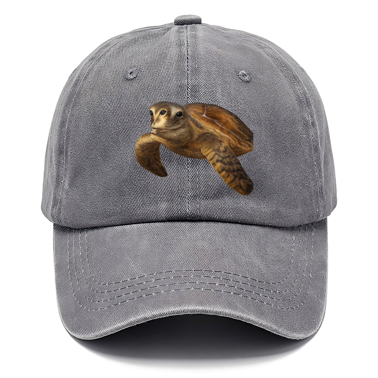 sea turtle portrait design Hat