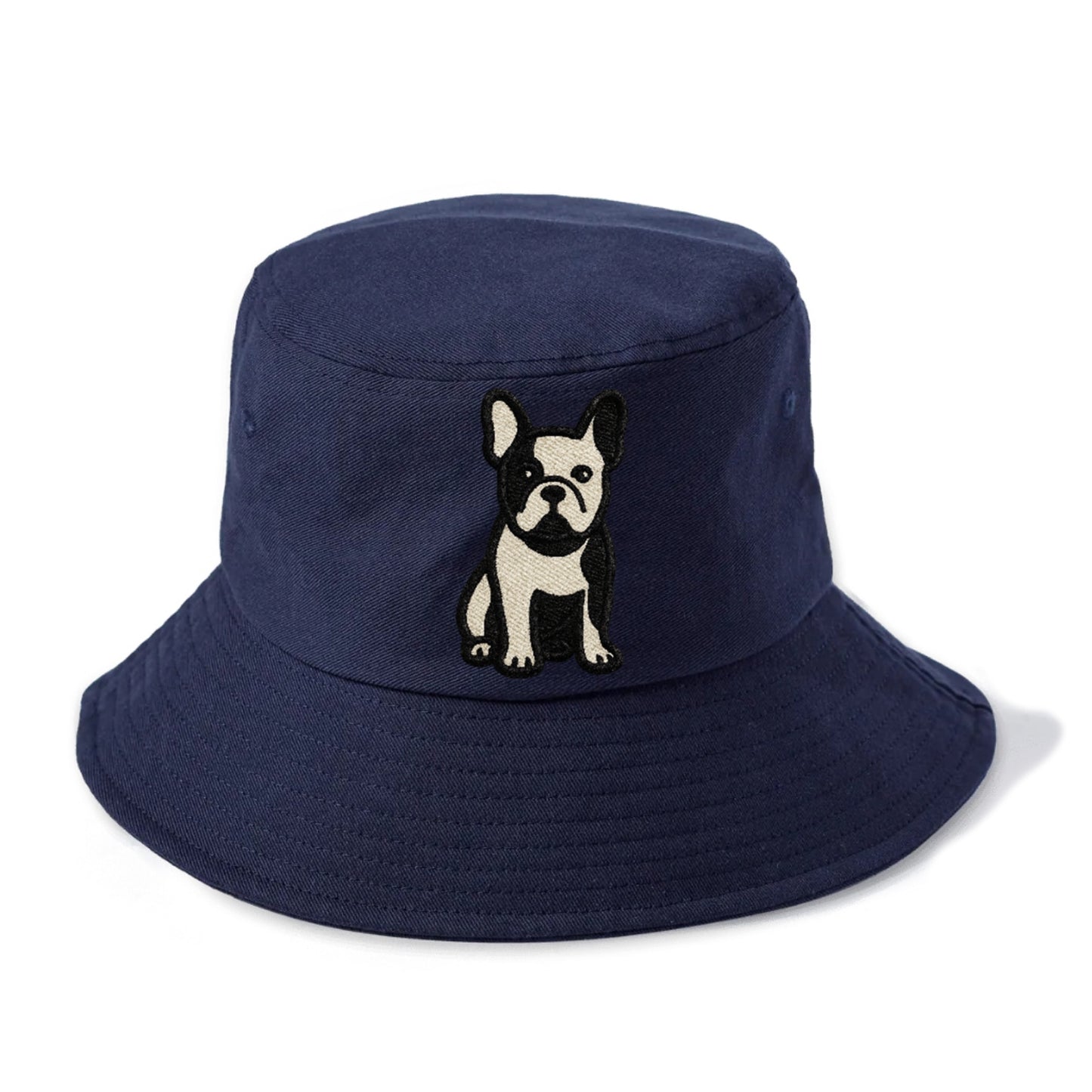 French Bulldog Black And White Tuxedo Pose Hat