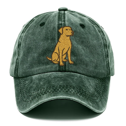 Labrador Retriever Yellow Lab Sitting Pose Hat