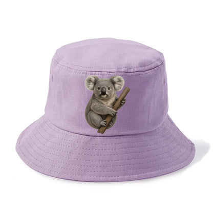 realistic koala on branch portrait Hat