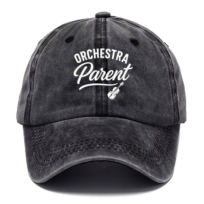orchestra parent life black design Hat