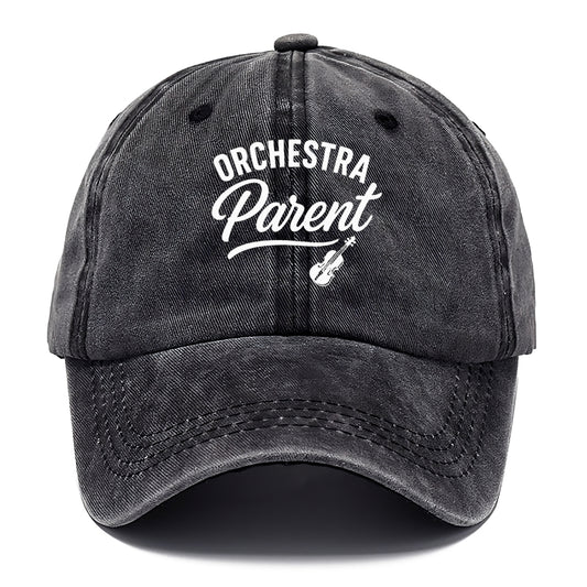 orchestra parent life black design Hat
