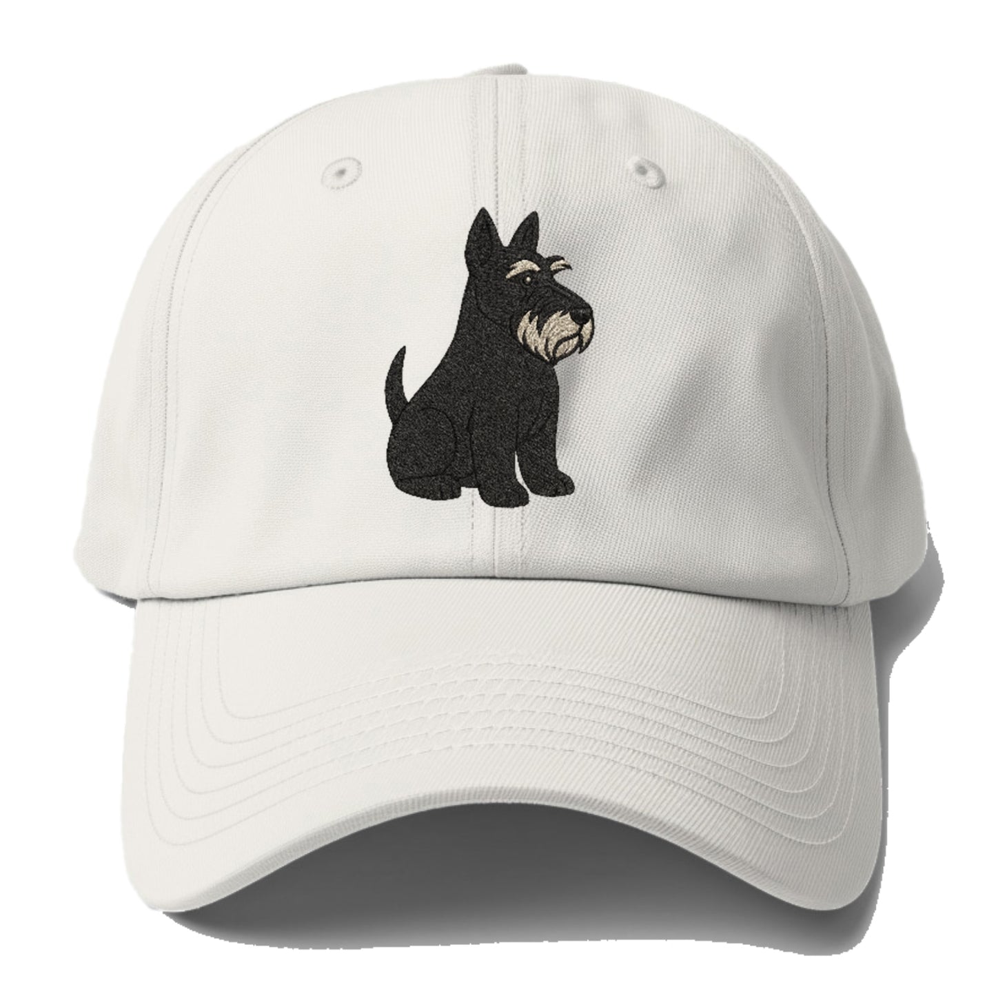 Scottish Terrier Black Sitting Pose Hat