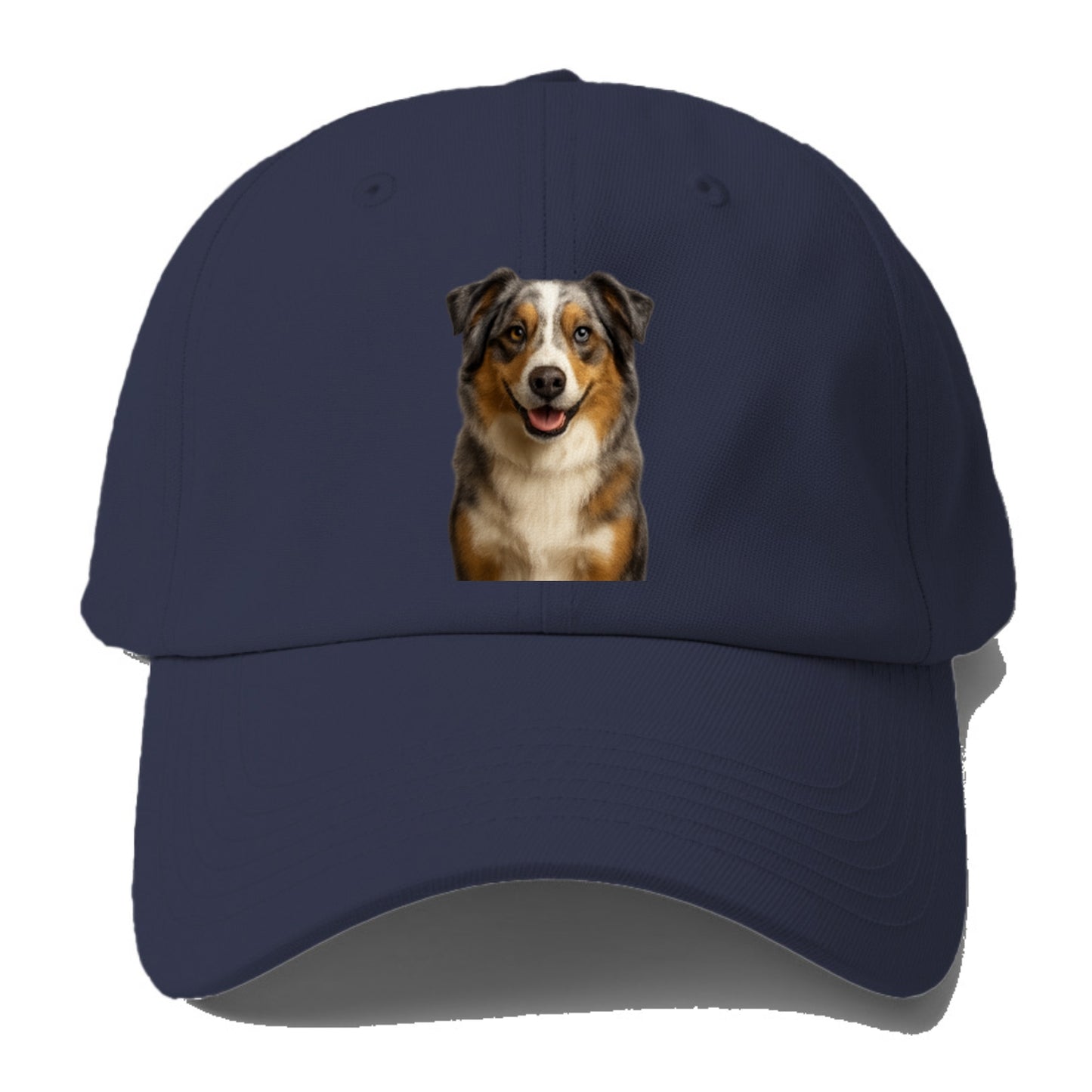 blue merle australian shepherd portrait design Hat