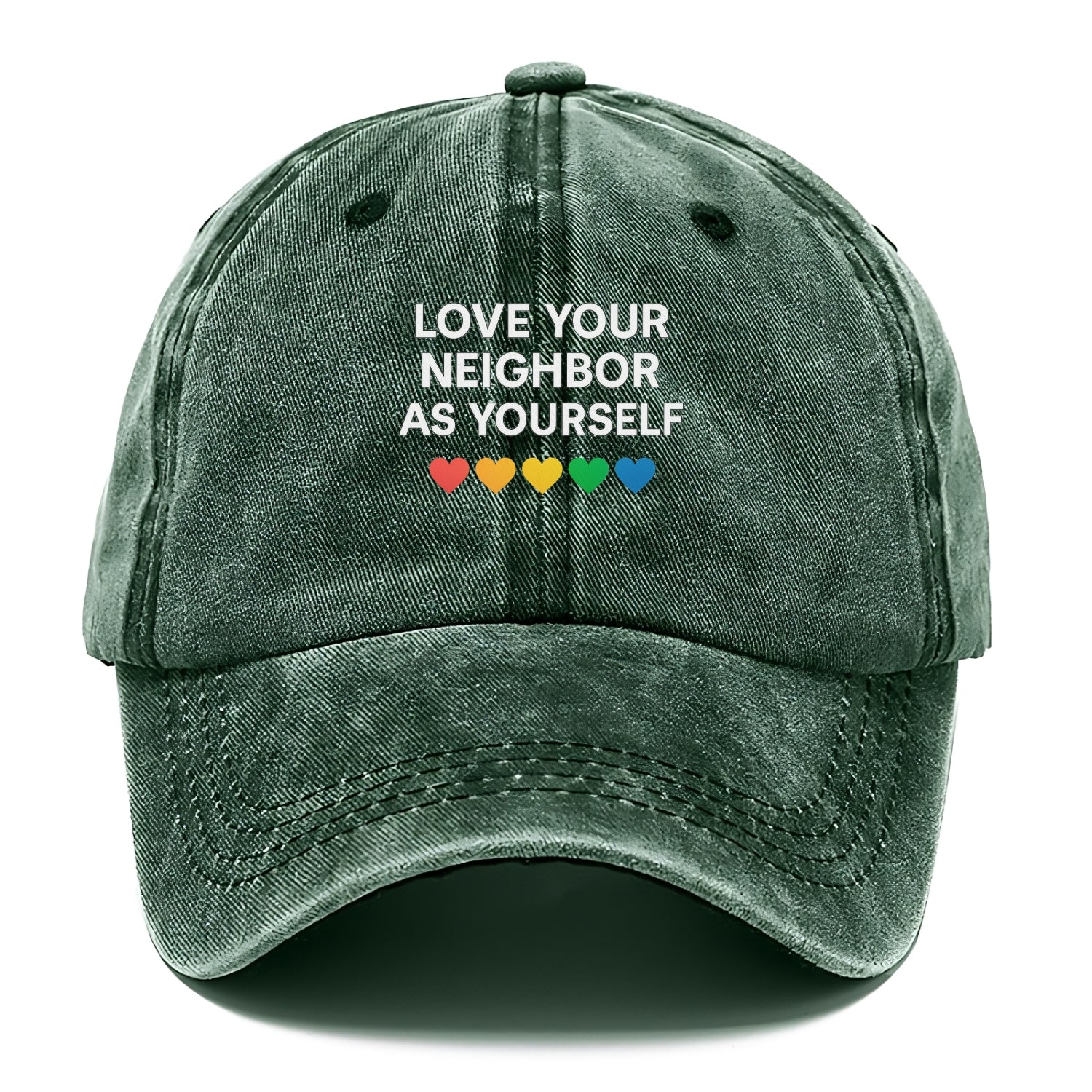 inspirational religious with lgbtq  pride Hat