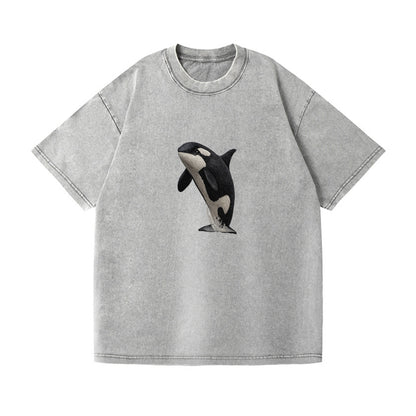 majestic orca leaping from the waves Hat