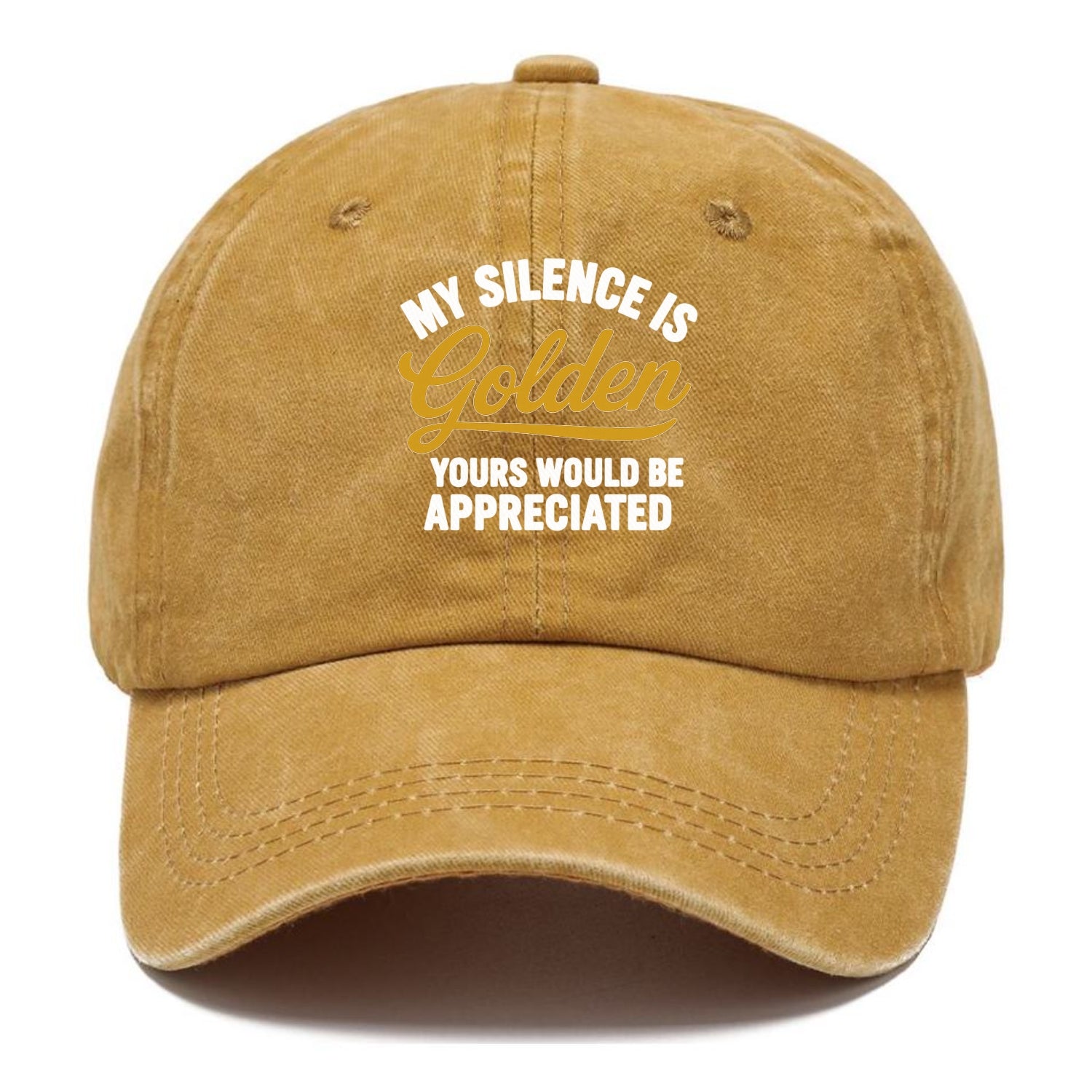 silence is golden appreciated humor Hat