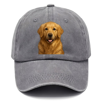 Golden Retriever Portrait Hat